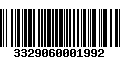 Código de Barras 3329060001992