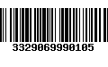 Código de Barras 3329069990105