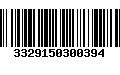 Código de Barras 3329150300394