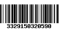 Código de Barras 3329150320590