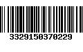 Código de Barras 3329150370229