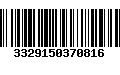 Código de Barras 3329150370816