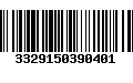 Código de Barras 3329150390401