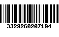 Código de Barras 3329260207194