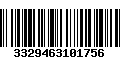Código de Barras 3329463101756