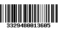 Código de Barras 3329480013605