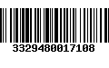 Código de Barras 3329480017108