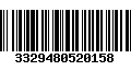 Código de Barras 3329480520158