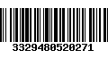 Código de Barras 3329480520271