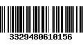 Código de Barras 3329480610156