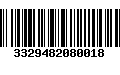 Código de Barras 3329482080018