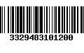 Código de Barras 3329483101200