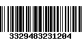 Código de Barras 3329483231204