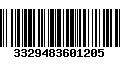 Código de Barras 3329483601205