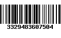 Código de Barras 3329483607504