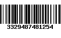 Código de Barras 3329487481254