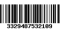 Código de Barras 3329487532109