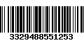 Código de Barras 3329488551253