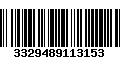 Código de Barras 3329489113153