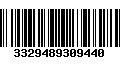 Código de Barras 3329489309440