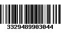 Código de Barras 3329489903044