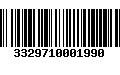 Código de Barras 3329710001990