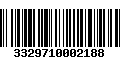 Código de Barras 3329710002188