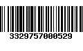 Código de Barras 3329757000529