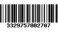 Código de Barras 3329757002707
