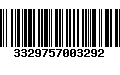 Código de Barras 3329757003292