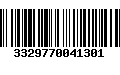 Código de Barras 3329770041301