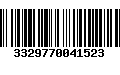 Código de Barras 3329770041523