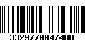 Código de Barras 3329770047488