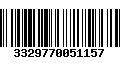 Código de Barras 3329770051157