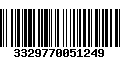 Código de Barras 3329770051249