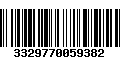 Código de Barras 3329770059382