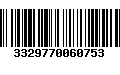 Código de Barras 3329770060753