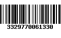 Código de Barras 3329770061330