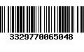 Código de Barras 3329770065048