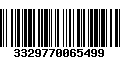 Código de Barras 3329770065499