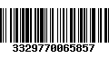 Código de Barras 3329770065857