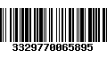 Código de Barras 3329770065895