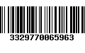 Código de Barras 3329770065963