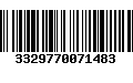 Código de Barras 3329770071483