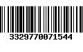 Código de Barras 3329770071544