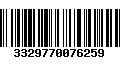 Código de Barras 3329770076259