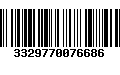 Código de Barras 3329770076686