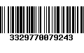 Código de Barras 3329770079243