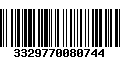 Código de Barras 3329770080744