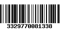 Código de Barras 3329770081338